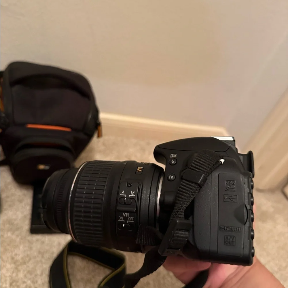 Nikon D3100 Black DSLR Camera with Accessories